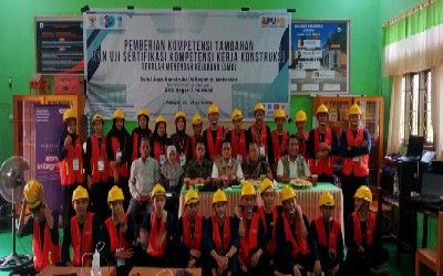 Uji Sertifikasi Kompetensi kerja Konstruksi SMK Tahun 2024